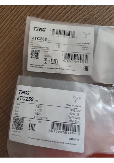 Bmw E24 E28 E32 E34 Alt Salıncak Takımı 31121139992 31121139991 Jtc258 Jtc259