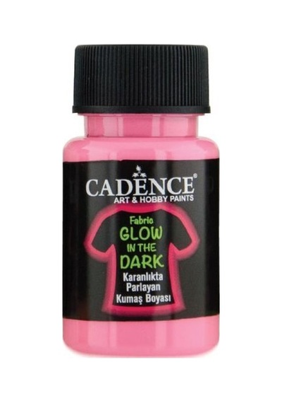 Cadence Gece Parlayan Kumaş Boya - Pembe - Glow In Dark 50Ml