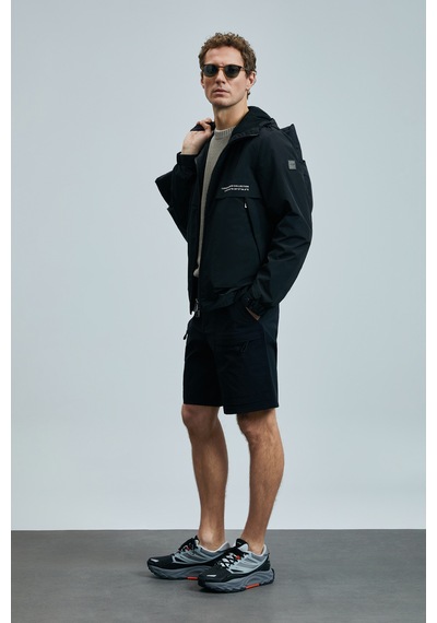 Lufian Erdem Erkek Spor Şort Regular Fit Siyah Siyah 111210087100100 Siyah