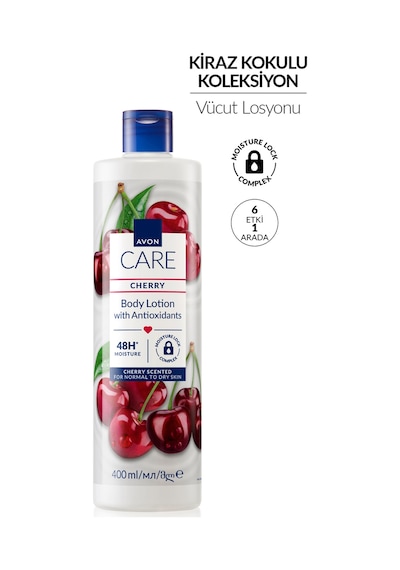 Avon Care Kiraz Kokulu Vücut Losyonu 400 Ml. İkili Paket