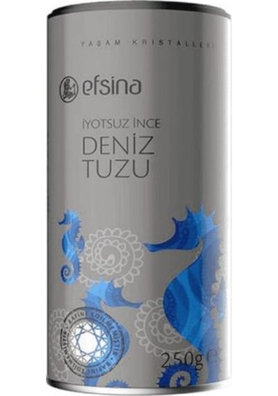 Efsina İyotsuz İnce Deniz Tuzu 250 G