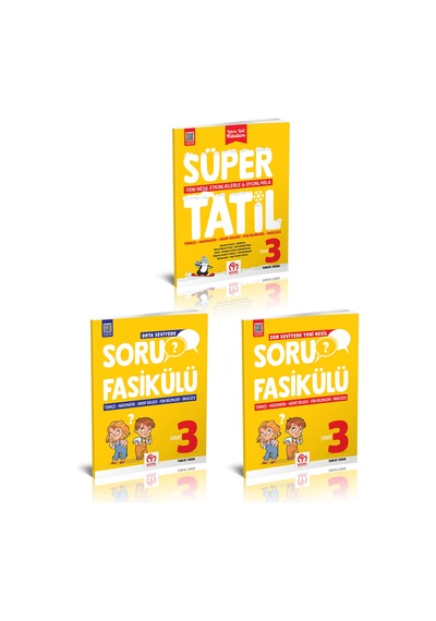 3. Sınıf Yeni Nesil Etkinlikler Ve Oyunlarla Süper Tatil