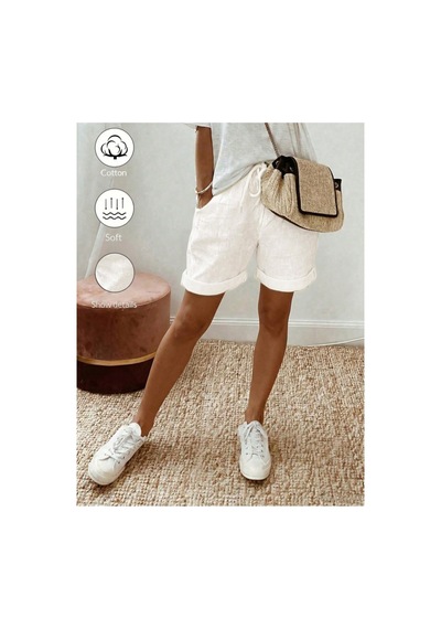 Cool Tarz Kadın 2li Set Siyah Beyaz Beli Lastikli Cepli Rahat Kesim Yazlık Şort Beyaz - Siyah Beyaz - Siyah Cool Tarz Kadın 2li Set Siyah Beyaz Beli Lastikli Cepli Rahat Kesim Yazlık Şort Beyaz - Siyah Beyaz - Siyah