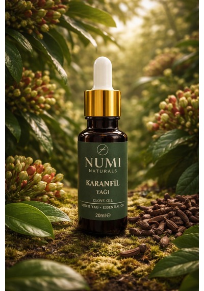 Karanfil Yağı 20 Ml %100 Saf Clove Oil Uçucu Yağ Aromaterapi Ve Cilt Bakımı
