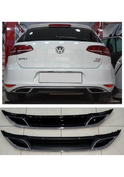 Volkswagen Golf 7 Uyumlu 7.5 Görününümlü İthal Pianoblack Difüzör
