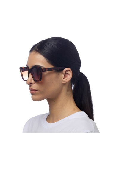 Okkia Elba Unisex Güneş Gözlüğühavana / Lens : Kahverengi Gradyan Kahverengi - Leopar
