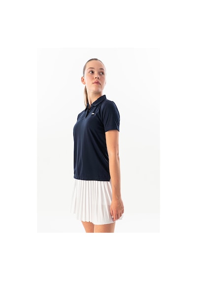 Maraton Regular Kadın Polo Yaka Navy T-shirt Lacivert