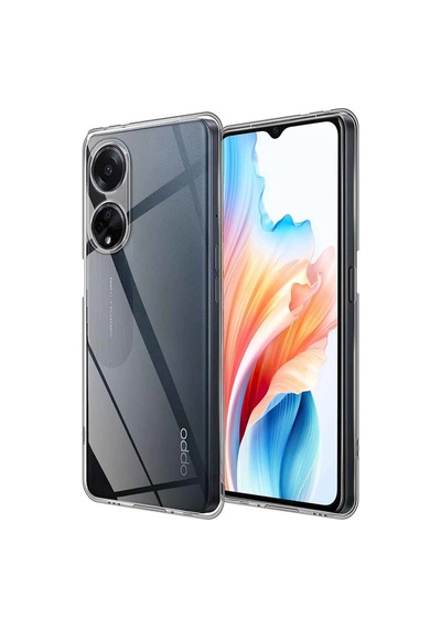 Oppo A38 Kılıf Lüx Şeffaf Silikon 0.2M-Çok Renkli