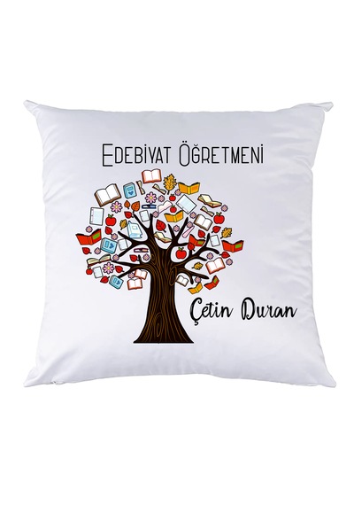 Edebiyat Öğretmenine Öğretmenler Günü Hediyesi Isimli Yastık