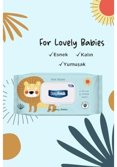 Islak Mendil Lovely Babies Aslan 120 Yaprak