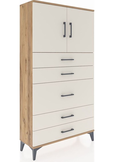 Arges Dolap 2 Raflı 5 Çekmeceli 2 Kapaklı 88x30x163 Çam-aytaşı Çam Arges Dolap 2 Raflı 5 Çekmeceli 2 Kapaklı 88x30x163 Çam-aytaşı Çam