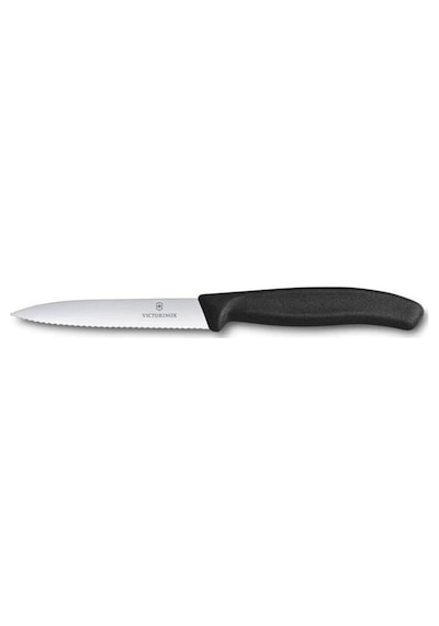Victorinox Büyük Tırtıklı Siyah Bıçak Seti Özel 3'lü Çok Renkli
