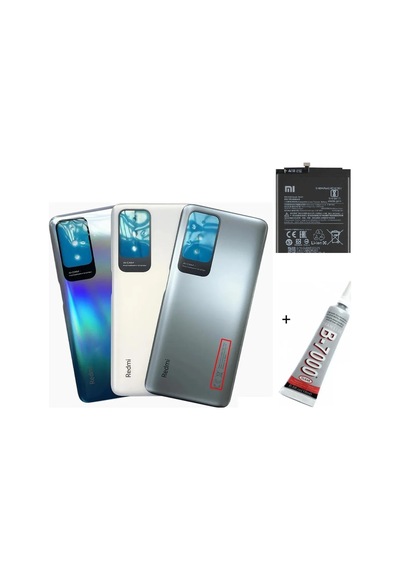 Redmi Note 10 Uyumlu Arka Batarya Kapağı ,batarya Beyaz