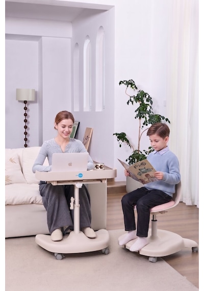Sfyzone Pro Plus Mobil Çalışma Masası Mavi Beyaz
