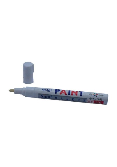 Paint Oto Lastik Rötuş Yazı Kalemi Beyaz