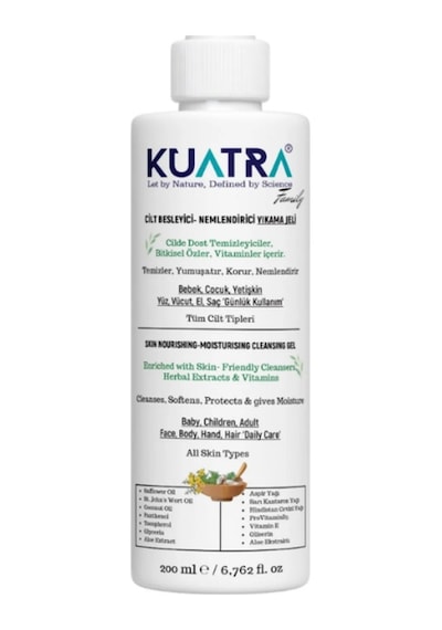 Kuatra Nemlendirici Besleyici Kokusuz Temizlik Jeli 200 ML