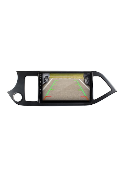 Kia Picanto - Araç Multimedya Ekran - 4gb 64gb - S - Black - 2011 - 2016 - 9 Inch - Myway - Red