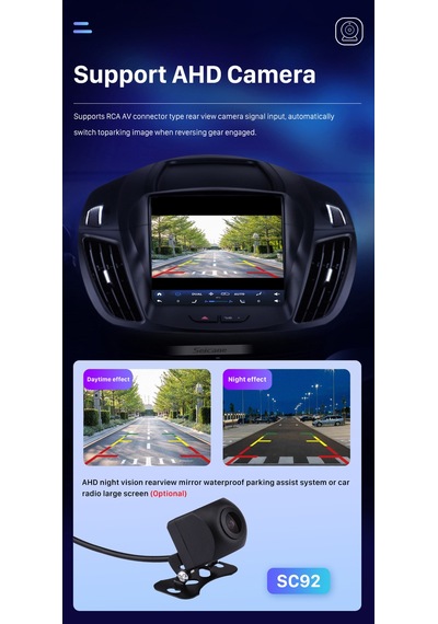 Ford Kuga Tesla 2013-2018 Multimedya Navigasyon Usb Kamera Carplayer