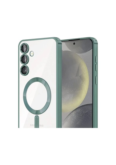 Samsung Galaxy A55 5g Uyumlu Kross Magneticsafe Kapak - Koyu Yeşil
