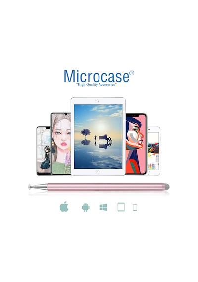 Telefon Tablet Apple Uyumlu iPad 2in1 Disk Uçlu Stylus Dokunmatik Kalem AL3466