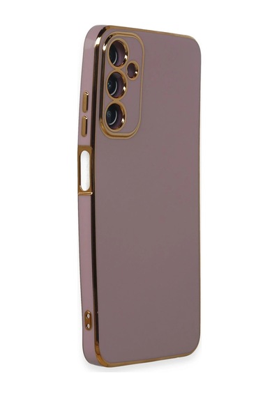 Newface - 469 - Samsung Galaxy Uyumlu A05s Kılıf Volet Silikon - Csmo-tex - - Mor