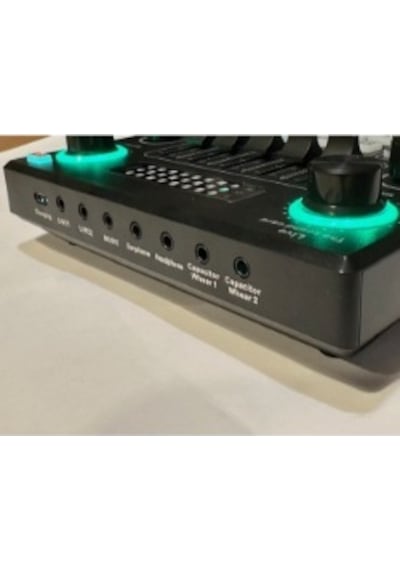 Canlı Yayın Ses Kartı Karaoke Özellikli Müzik İçin Ses Kartı Usb Mixer Ses Kartı