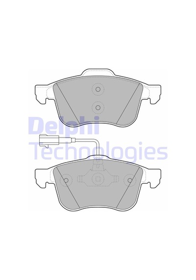 Delphı Lp1959 Ön Fren Balatası Alfa Romeo 159 05 11 Brera 06 Spıder 06 1.8mpi 1.9jts 1.9jtdm 2.2jts Fişli 77363599-77364587 1 Takım