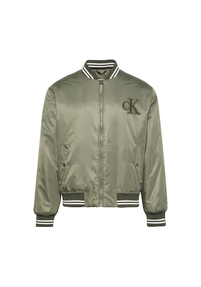 Calvin Klein Ls Jeans Tıpped Hero Bomber-11158 Beige