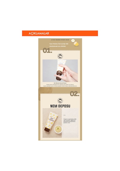 Missha Güneşten Yıpranmış Ciltler İçin Uyku Maskesi 130ml APIEU Mashed Potato Pack