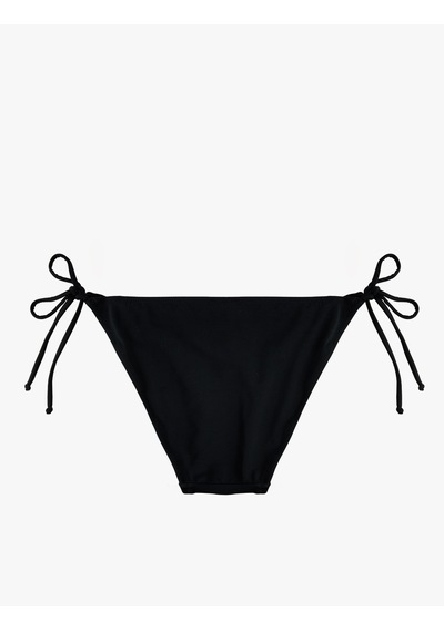 Koton Yanları Bağlamalı İpli Bikini Altı Siyah 6sak00002mm