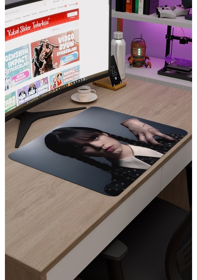 Wednesday 2 V4 48x40 Xl Gaming Kauçuk Kaymaz Taban Mouse Pad Fare Altlığı