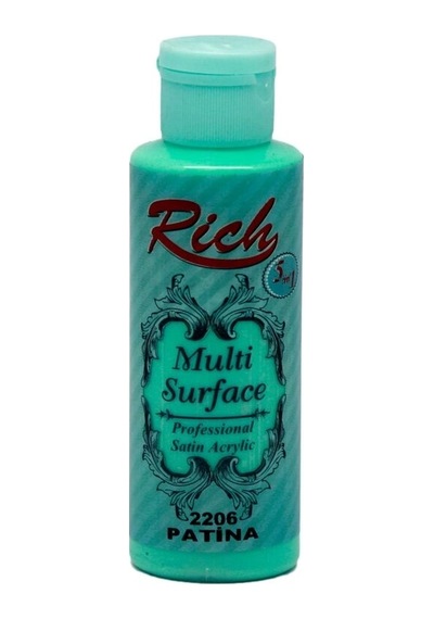Rich Multi Surface Her Yüzey İçin Akrilik Boya 120 Cc. 2206 Patina Renk