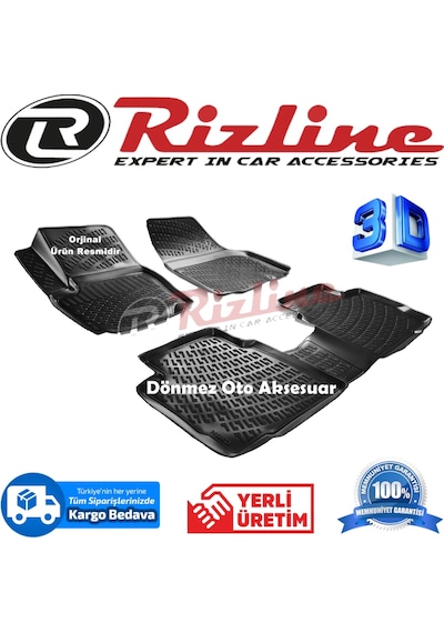 Ford Mondeo 3D Paspas Havuzlu Siyah 2007-2014 Arası Rizline N11.26671