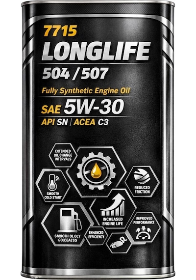 Longlife  5W-30 504/507 Tam Sentetik Motor Yağı