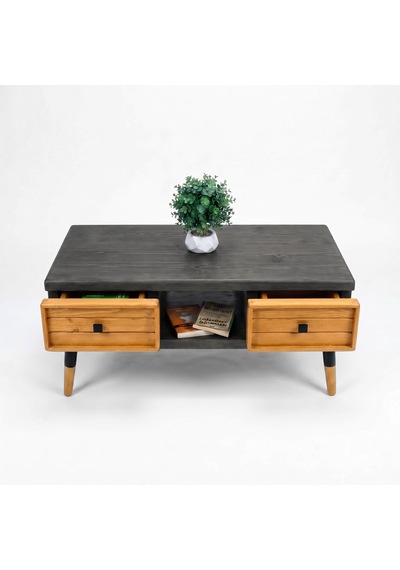 Mobenta Stria Brew: Modern Doğal Masif Orta Sehpa, 4 Çekmeceli - 110x60 An-tk Antrasit-ahşap Mobenta Stria Brew: Modern Doğal Masif Orta Sehpa, 4 Çekmeceli - 110x60 An-tk Antrasit-ahşap