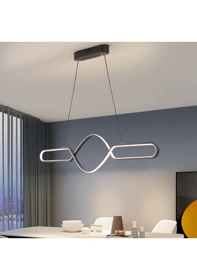 Neo / Sarkıt Avize / 90 Cm / 3 Renk Işık / Antrasit Gövde / 3 Yıl Antrasit