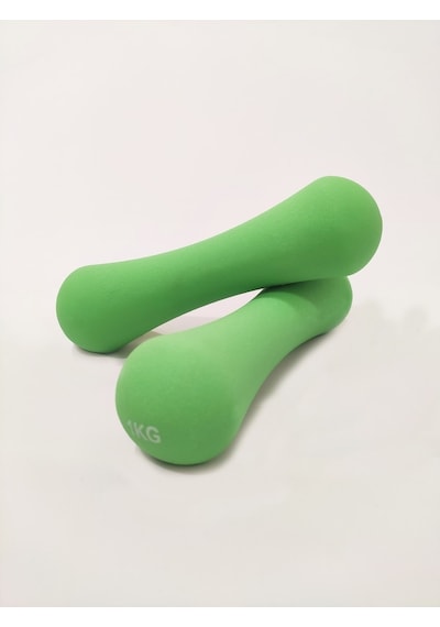 Gymo Neopren Dambıl 2x1 KG Yeşil