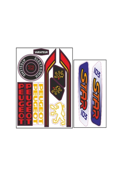Sevenkardeşler Mobylette 005 Sticker
