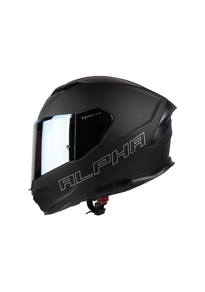 Pilot Alpha Sv Mat Siyah Kapalı Motosiklet Kaskı Siyah