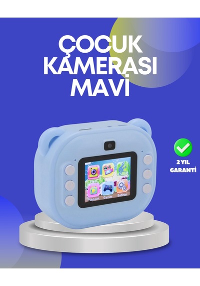 Çocuk Şipşak Kamera 24mp Hd Çift Lensli Termal Baskı Teknolojili