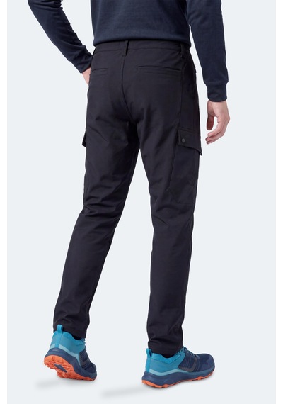 Slazenger Coreva Erkek İçi Polarlı Rüzgar Ve Su Geçirmez Softshell Siyah Pantolon