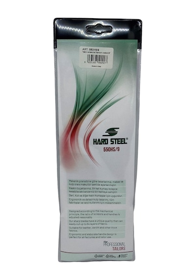Titanyum Kaplama Plastik Saplı 9inç Makas / 550hs/9
