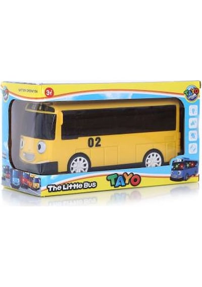 4 Lü Tayo Set - Işıklı Sesli Dönebilen Tayo 21 x 9.50 Cm Oyuncak