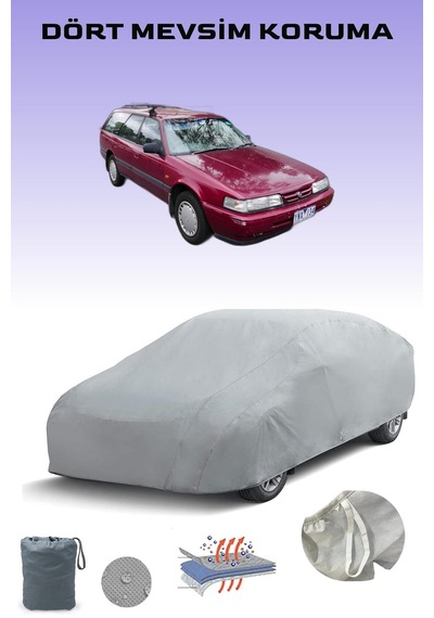 Mazda 626 3 Station Wagon Uyumlu Araba Brandası, Oto Branda, Araba Çadırı, Su-güneş Geçirmez Gri