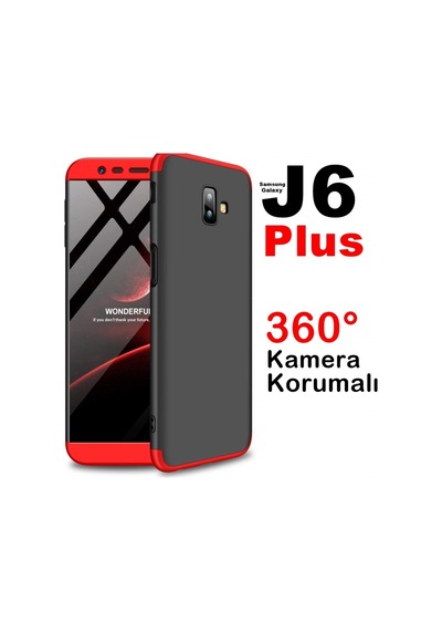 Galaxy J6 Plus Kilif Zore Kamera Korumali 360 Tam Koruma Ays 247101239 - Renk Seçimi-Kampanya / Siyah- Kirmizi-Istemiyorum