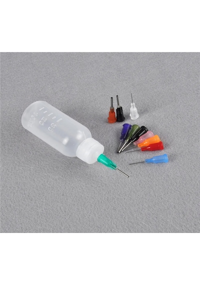30 Ml 11 İğneli Başlıklı Şeffaf Ufak Yağdanlık Aplikatör