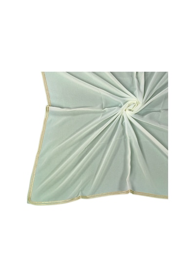 Mim Eşarp Enba Biyeli Medine İpeği Düz Renk Eşarp 100x100 Cm Şıklık Ve Konfor Krem