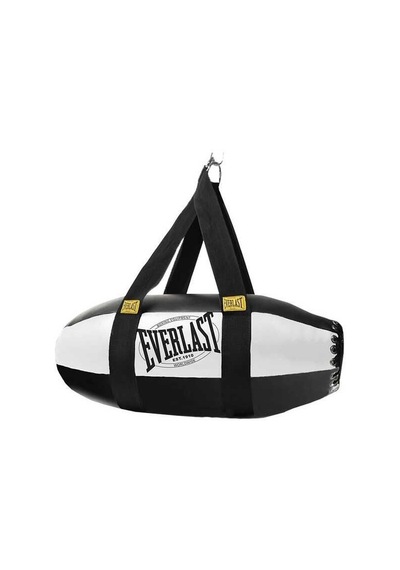 Everlast 1910 Torpedo Bag Black/white 74x30cm Boks Torbası P00002274 Siyah - Beyaz