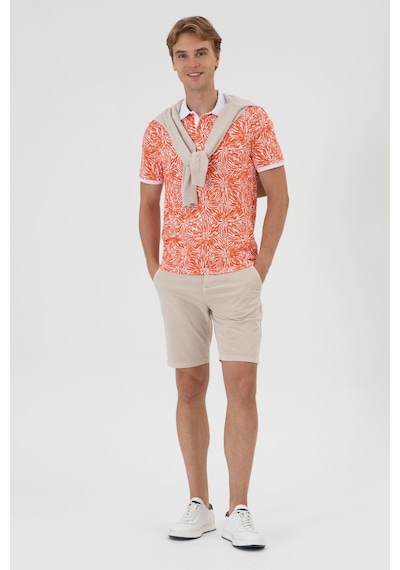 U.s. Polo Assn. Erkek Nar Çiçeği Tişört 50299663-vr039 Nar Cıcegı