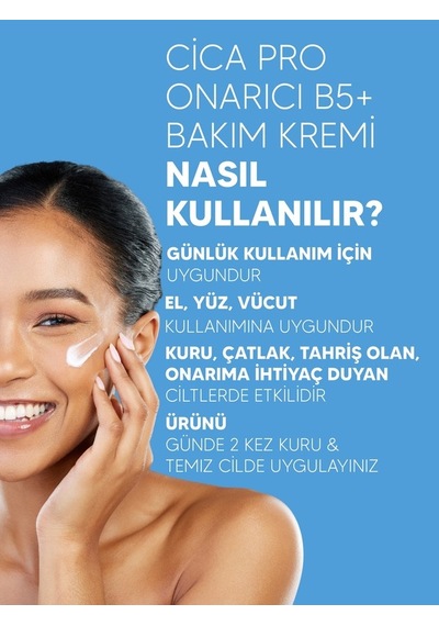Zederma Cica Pro Onarıcı B5+ Krem 50 Ml Tüm Cilt Tipleri İçin Onarıcı Etki Sağlayan Krem